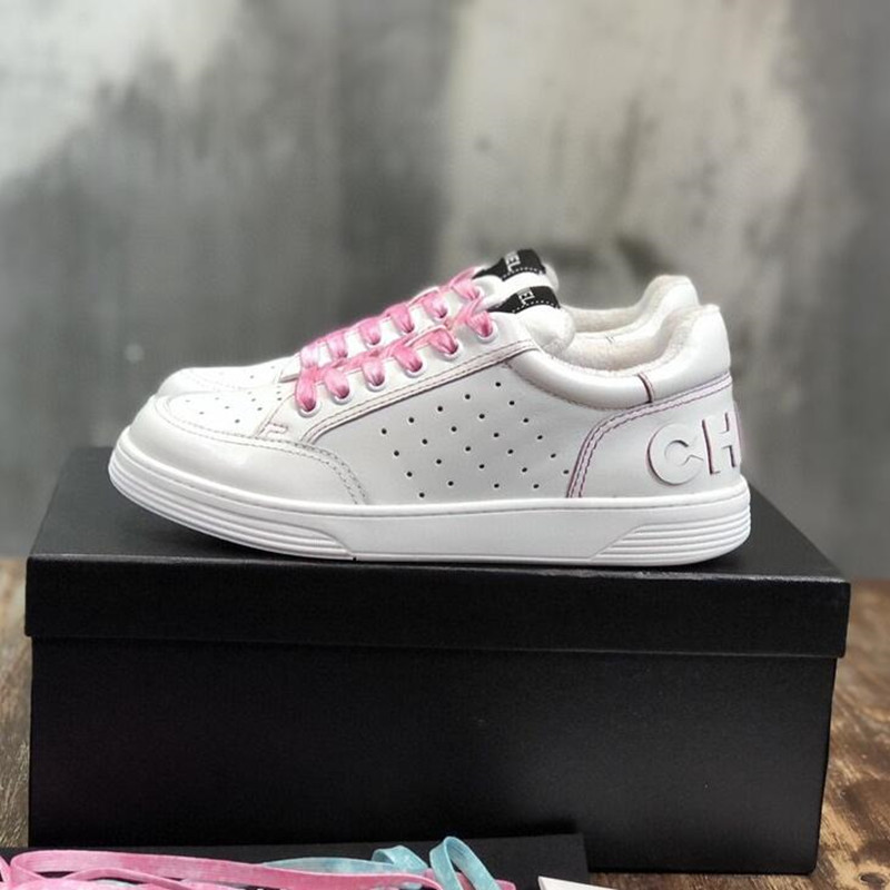 

Top quality Channel 2021 woman shoe Luxurys Designers Flat sports shoes Genuine Leather women shoes luxury designer Sneaker Sneakers Lulu Leggings, Black