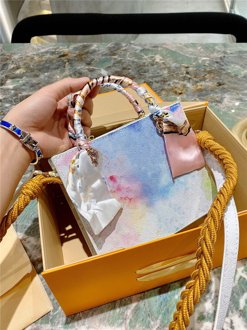 

Sheet Music Pack Vintage gradient shoulder shopping bags Onthego Lady Luxurys Handbags Designers leather coin purses Tote