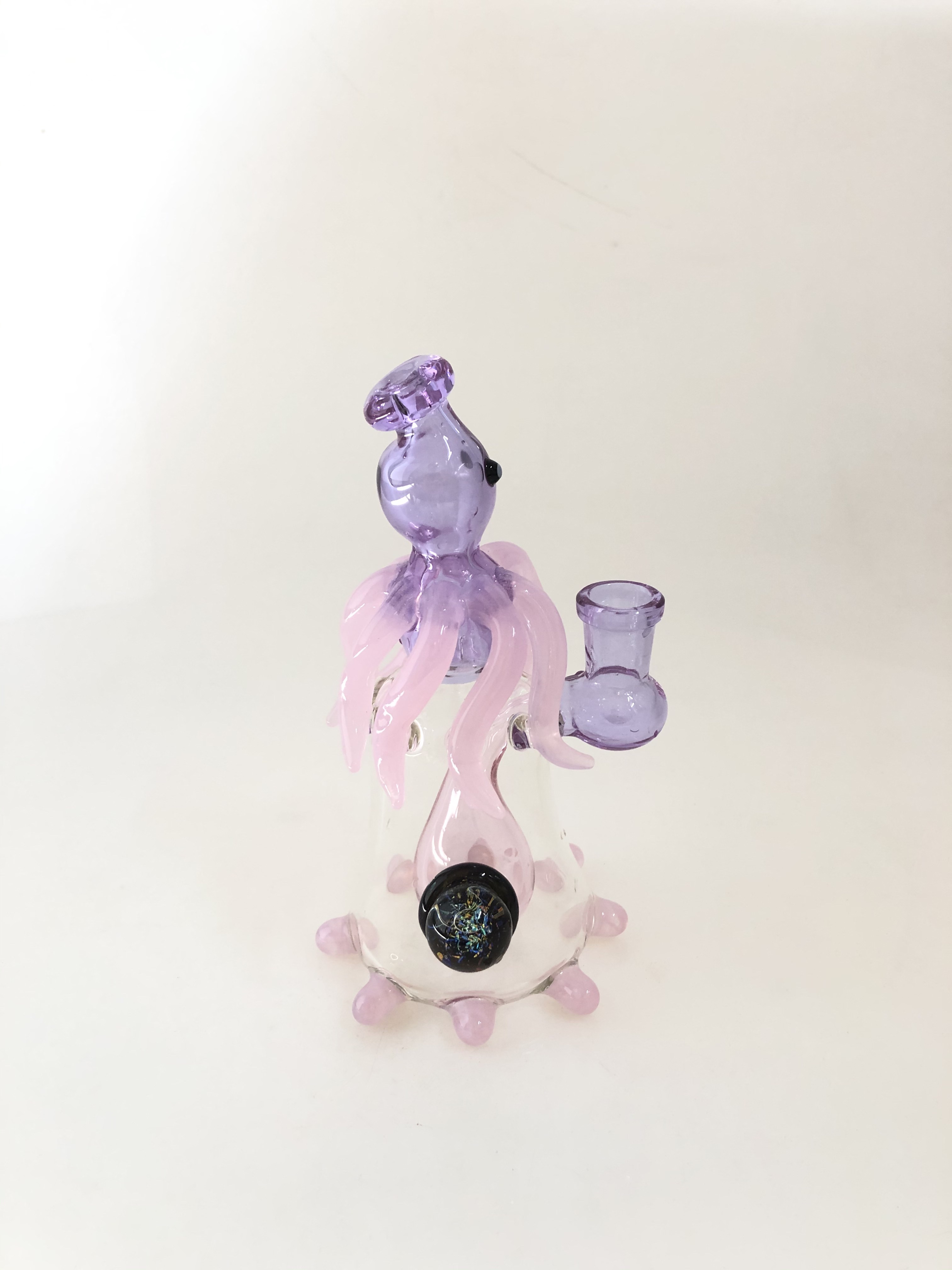 

discount cfl purple with pink octopous rig with one marble