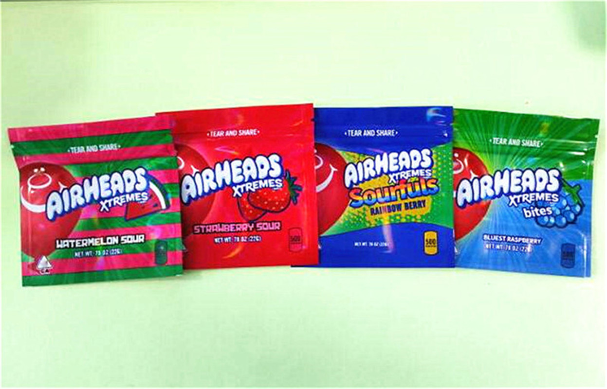 

2021S Edible Gummies Bag Weedtarts Starburst warheads errlli Trolli Trrlli Jolly Rancher airheads Cannaburst For Mylar
