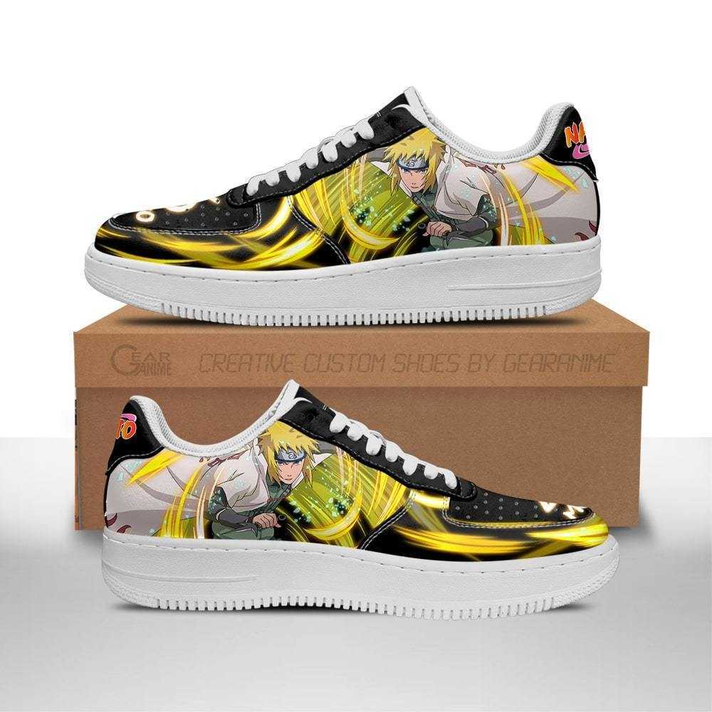 

DIY Anime Shoes Minato Namikaze Sneakers Custom Naruto Leather Casual Running Sport Walking Lightweight Tennis Shoes, Others