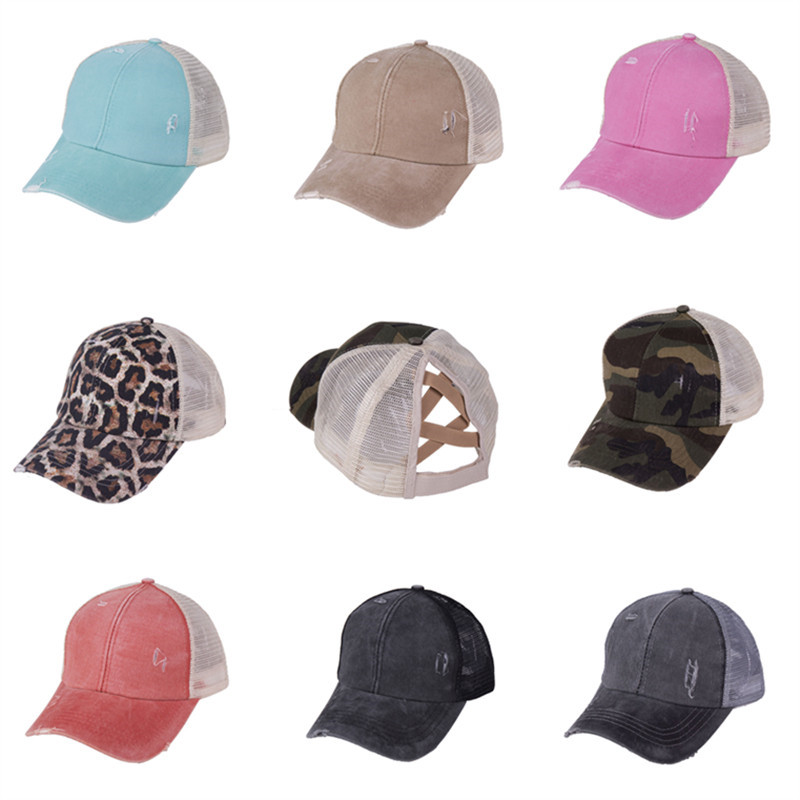 

Baby Girls Washed Ponytail Baseball Cap Back Mesh Criss-cross Peaked Caps Snapbacks for Child Girl Summer Visor Cap Outdoor Casquette Mess Bun Hats 8 Colors, #1 - #8.reamrk colors u need