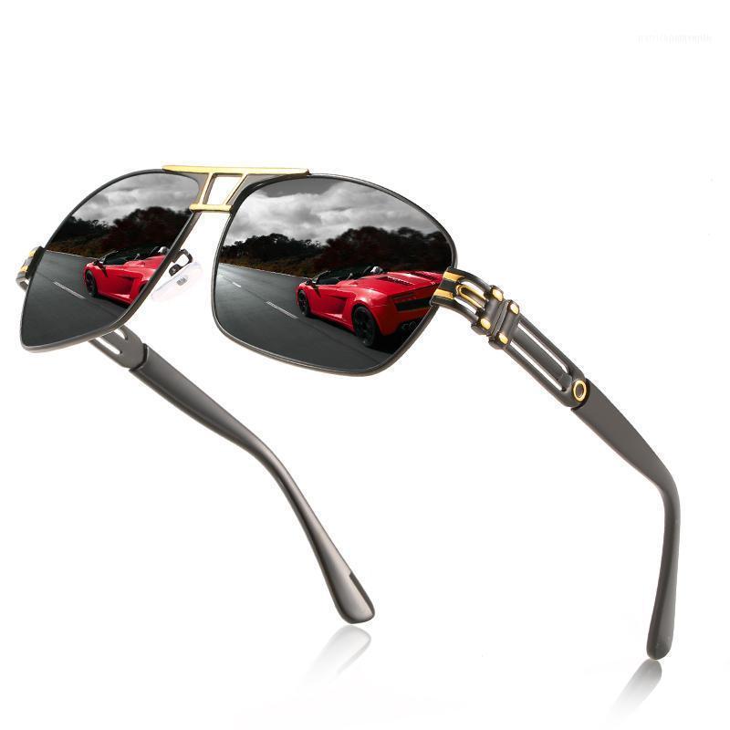 

Sunglasses Classic Polarized For Men Driving Travel Goggles Glasses Metal Frame Vintage Pilot Sun Male Christmas Gift