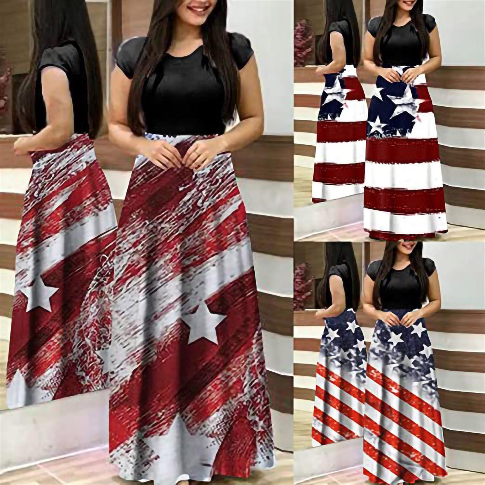 

summer bohemian tie dye womens dresses colorful long floral print beach casual sundress loose vestidos mujer verano, Black;gray