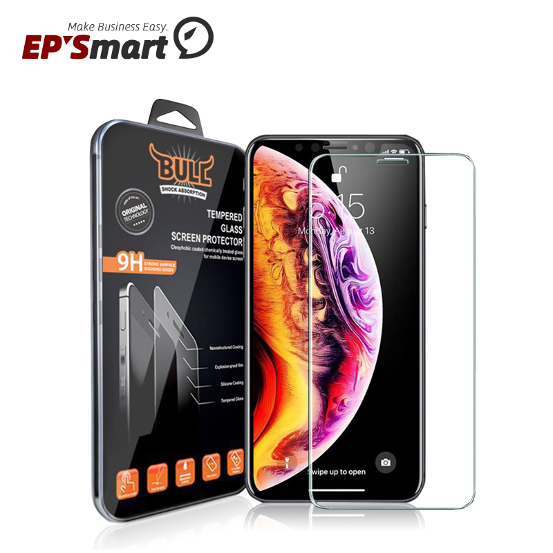 

Screen Protectors Shock Bull Brand Tempered Glass Cell Phone Protector For Iphone 12 Mini 11 PRO XR XS Max X 6 7 Plus Samsung Galaxy S21 S20 Note20 Ultra A52 A50 A60 2.5D