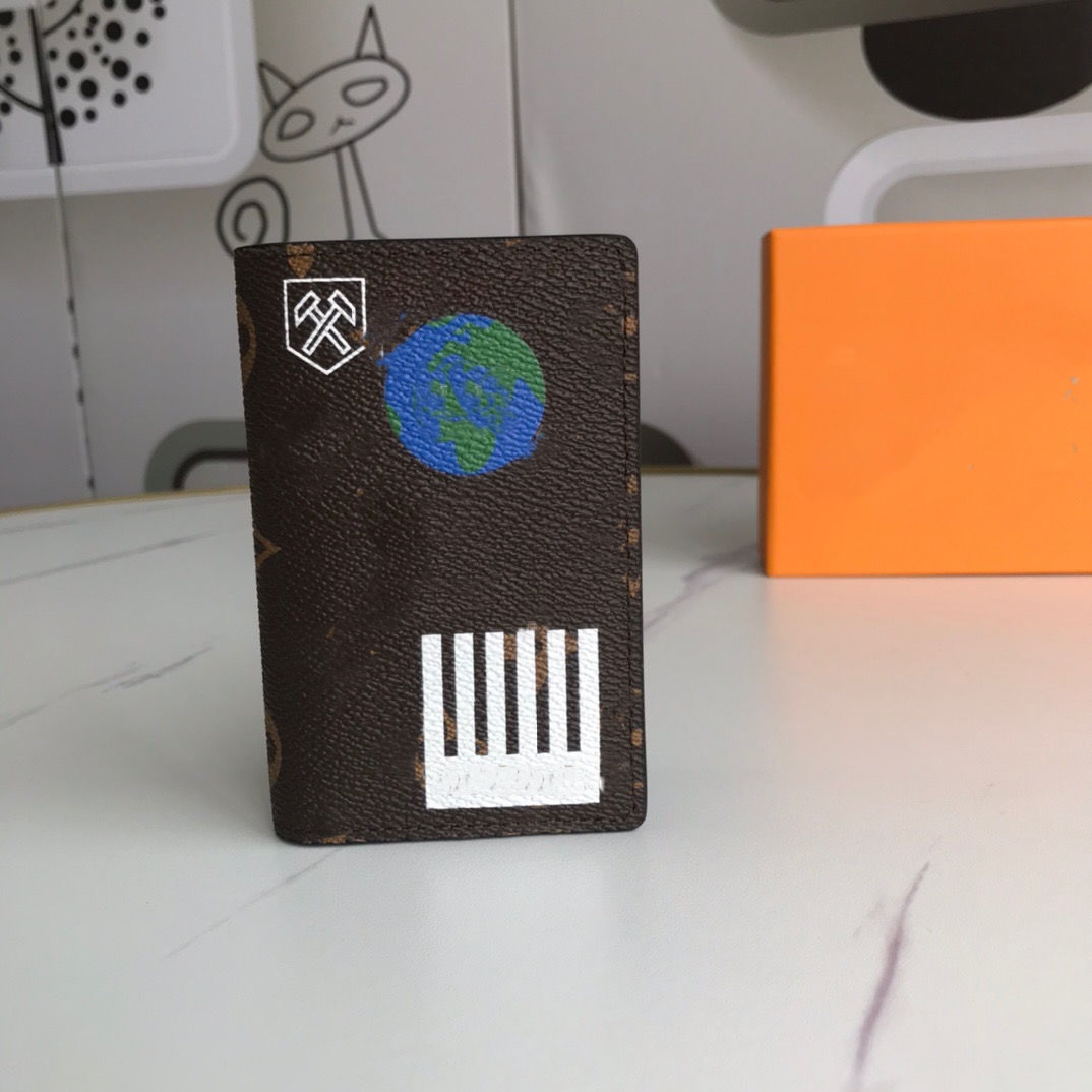 

High Quality Couples Wallets Purse Letter Printing Mens Wallet Card Holders Famous Brand Women and Men Zipper Clutch Coin Purses Female Suit Clip Passport Holder, Black