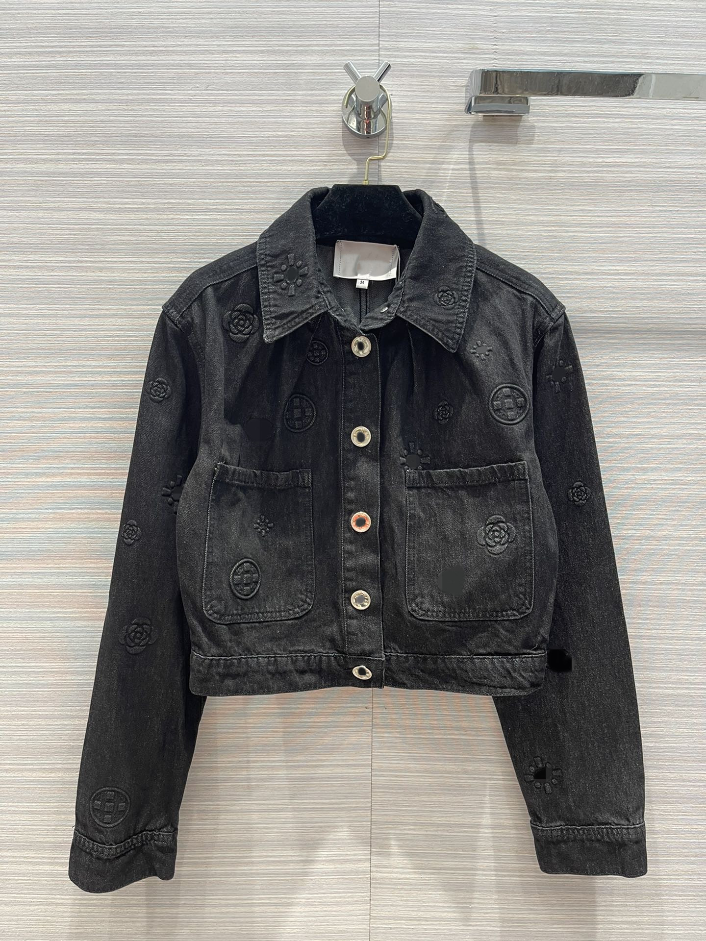 

Milan Runway Coats 2021 Lapel Neck Long Sleeve Women' coats Designer Coats Brand Same Style Jackets 0515-2, Black