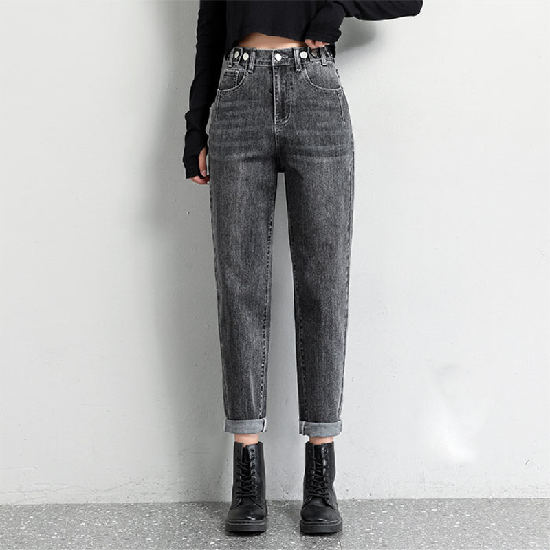 

2011spring summer new loose vintage blue jeans woman high waist boyfriend jeans for women mom jeans harlan carrot pants