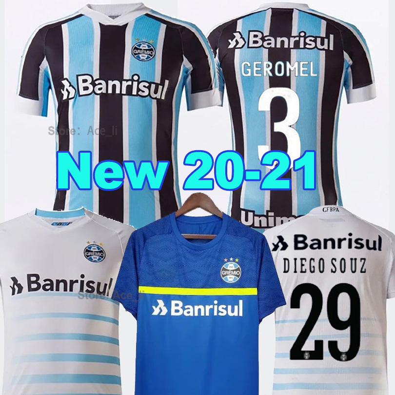 

2021 2022 FBPA Gremio soccer jerseys training shirts DIEGO SOUZA KANNEMANN GEROMEL football jersey M.Henrique PEPE JEAN PYERRE Camisa de Tricolor 21 22 Treino, Tigres away