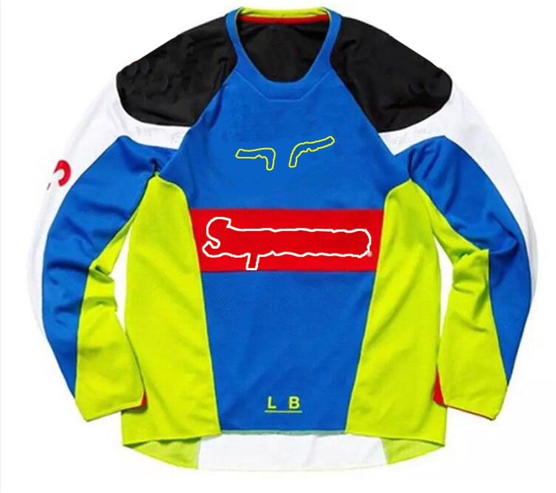 

2021 off-road long-sleeved T-shirt motorcycle suit DH mountain bike riding suit top men's long-sleeved custom-made same style