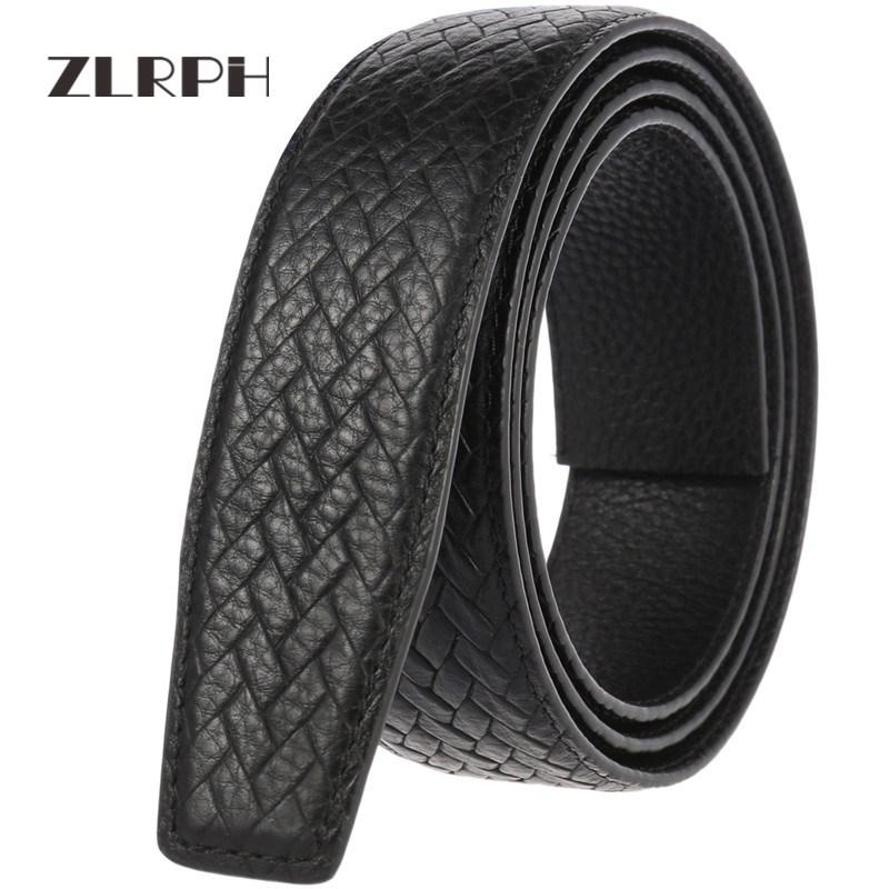 

Belts ZLRPH Brand High-quality Double-faced Cowhide Luxury Business Men's Automatic Buckle Belt Black 3.5cm GZYY-LY35-3588