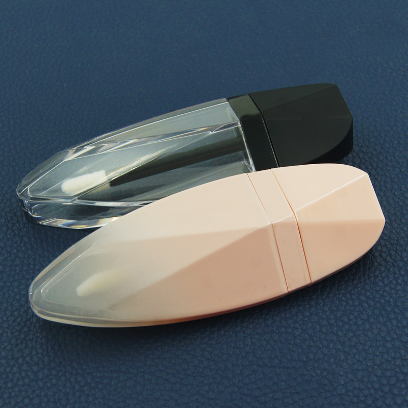 7ml Empty Lip Gloss Tube Clear Leaf Shape Lipgloss Wand Tubes Makeup Lip Glaze Bottle-image-736523208