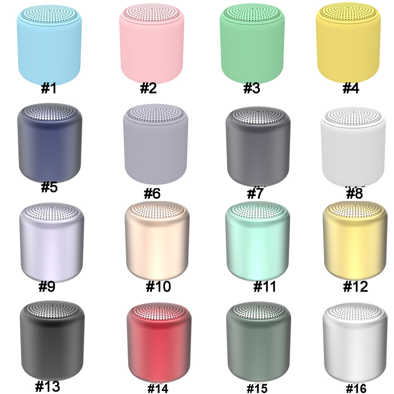 

Inpods littleFun speaker Macaron Color Bluetooth Mini Wireless Speakers Portable Metal Soundbox TWS True Loudspeaker Outdoor 32 colors