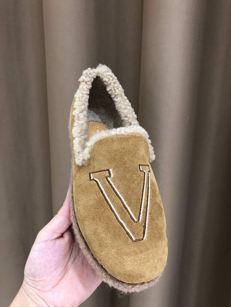 

women slipper 2021 winter new fahsion ladies flat heel shoes High quality solid Lamb hair fjking classic letter print 2 colors size35-41, Black