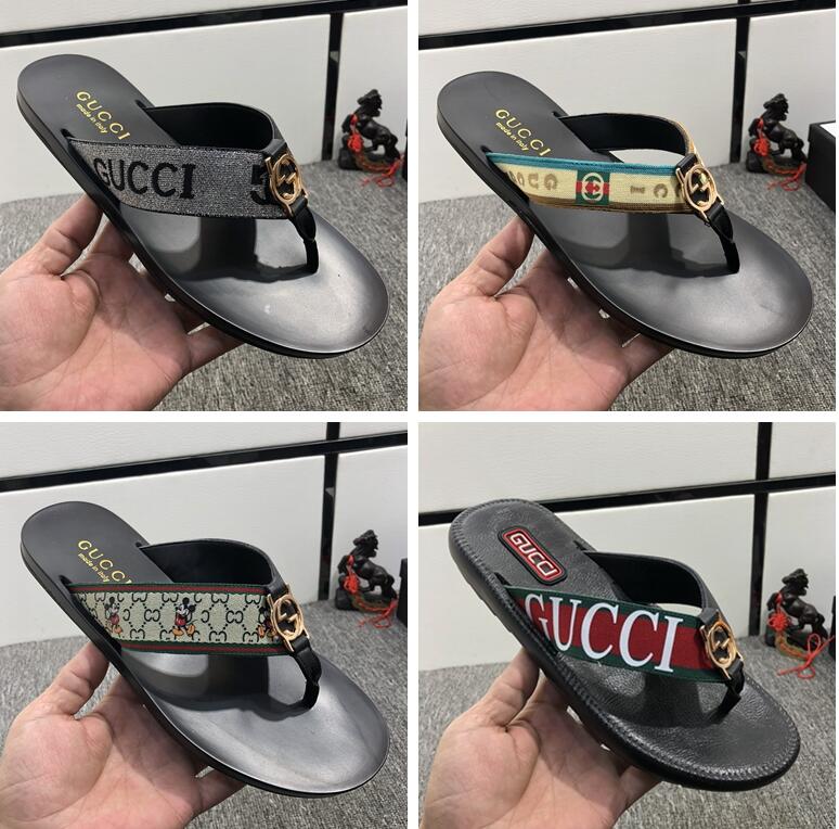 

Summer Shoes Men's Sandals Rivets big bowknot Flip Flops Beach Sandalias Femininas Flat Jelly Designer Sandal Men shoess slipper Dorp s, Black