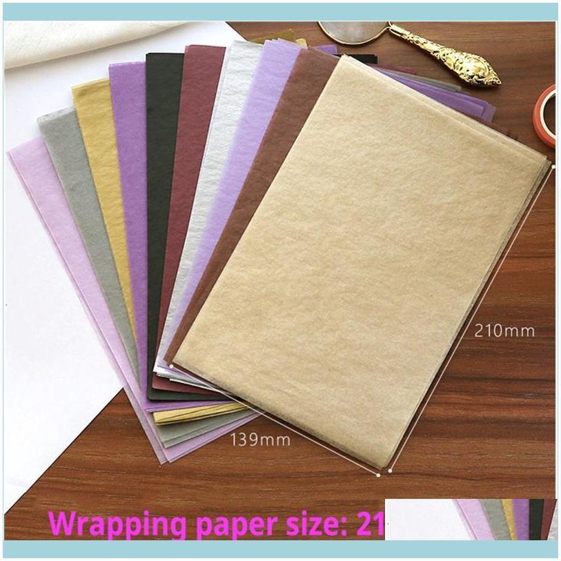 

Products Supplies Office School Business Industrial100Pcs/ Bag 210*139Mm Colorful Tissue Paper Flower Wine Wrapping Papers Home Deco Festive