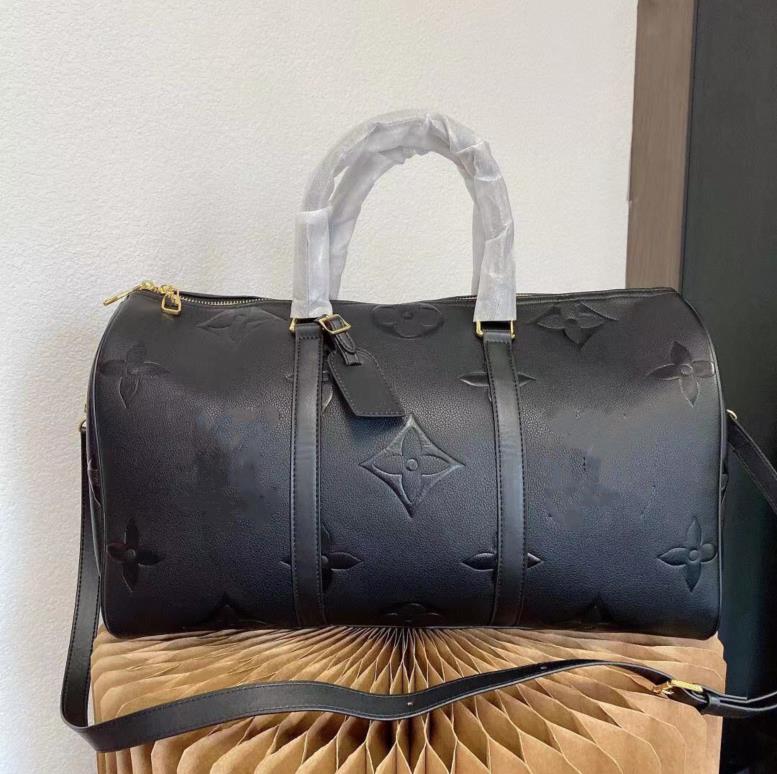 2021 Designers Luggage Bags Luxury Designer Onthego Women man Handbags Men Business Travel Shoulder Leather Top Duffel Bag Tote D41214-image-735234462
