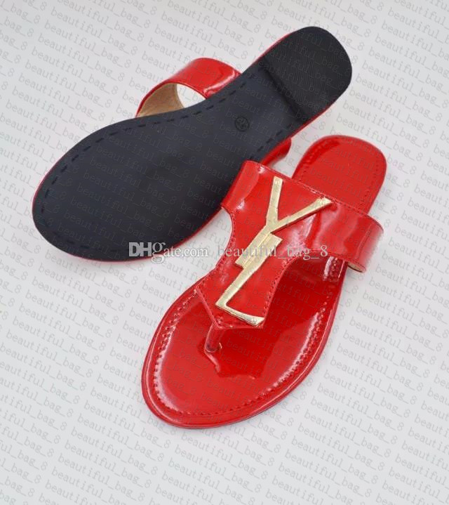 

Fashion Summer Brand Designer women Flip flops Slipper Luxury Fashion Genuine Leather slides sandals Metal Chain Ladies Casual shoes TAEHAEH, Black