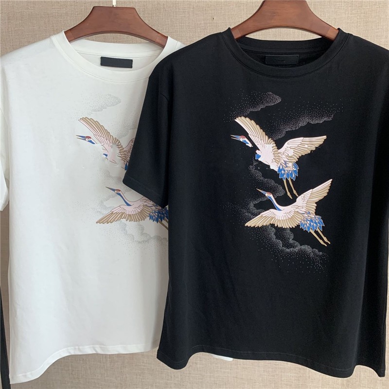 

Fashion Men Women Tshirts Black white printed T Shirts O Neck Short Sleeve Couple Tees Hip Hop Streetwear Causal Summer Tshirt