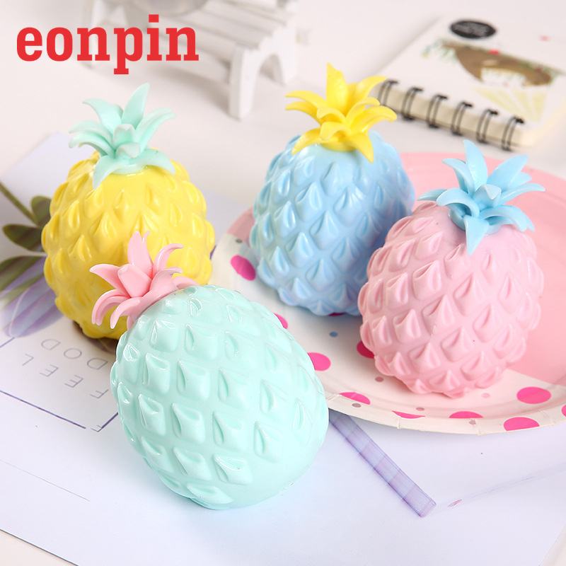 

Eonpin Funny Soft Pineapple Anti Stress Ball Stress Reliever Toy For Children Adult Fidget Squishy Antistress Creativity Sensory Toy