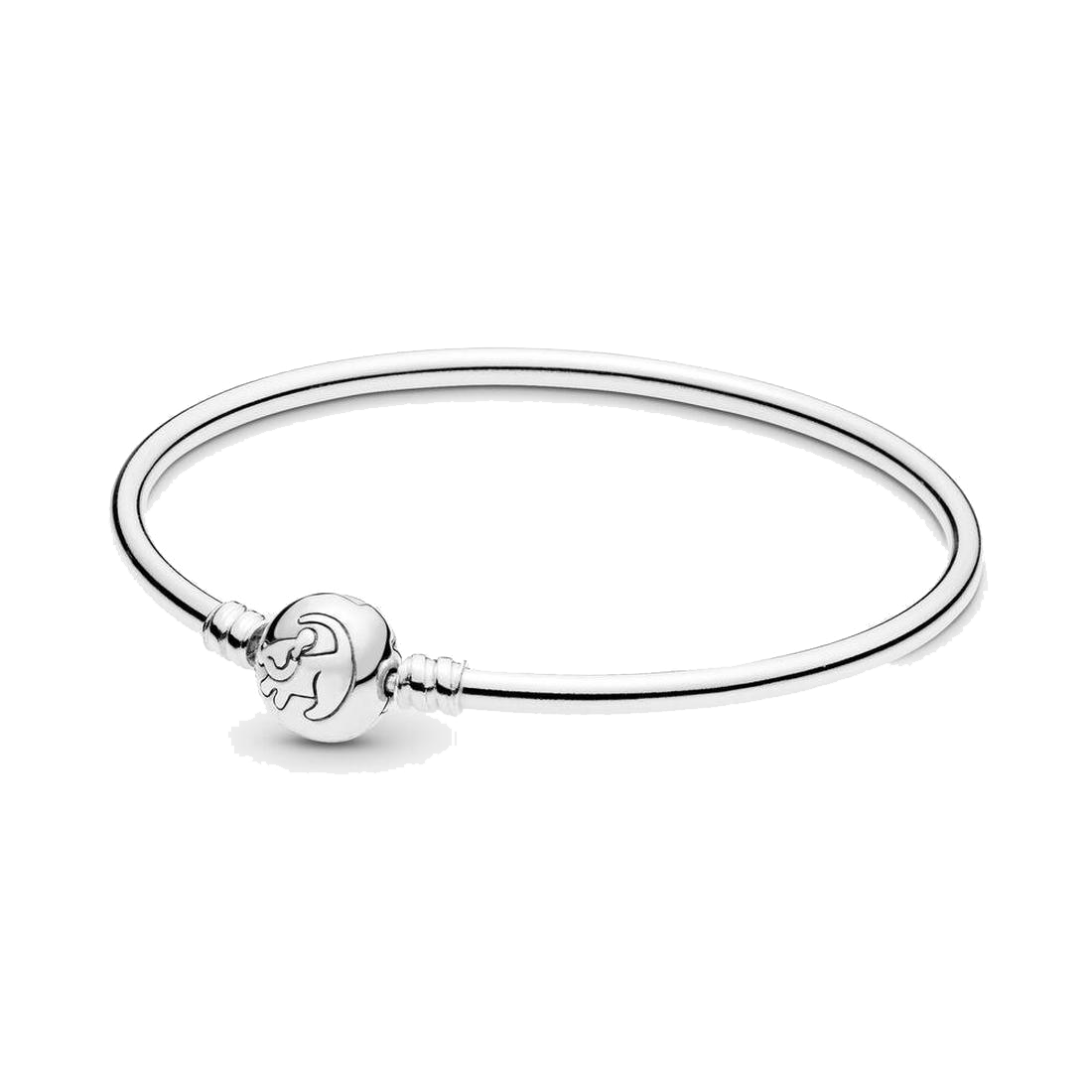 

Fine jewelry Authentic 925 Sterling Silver Bead Fit Pandora Charm Bracelets Moments Lovely Lion Clasp Bangle fashion Safety Chain Pendant DIY beads