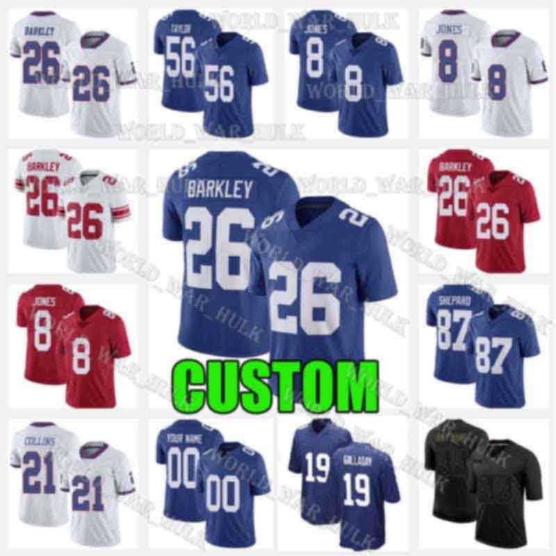 

19 Kenny Golladay Saquon Barkley Football Jerseys Xavier McKinney Daniel Jones Eli Manning Sterling Shepard New York Giants Custom, Custom 2020 new youth (ju ren)