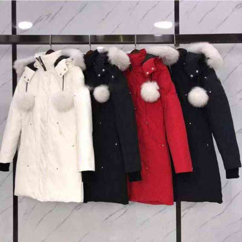 

Long Dign White Fur Collar Red Mens Womens Moose Down et Outwear Outdoor Doudoune Women Winter Coat Parkas Canada Knuckl Warm Clothings, Dust bag not sale
