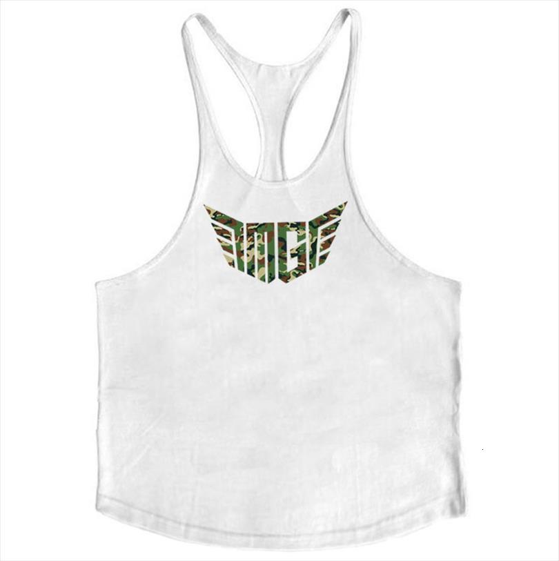 

muscleguys fitness tank men bodybuilding stringer gym clothing shirt loose fit vests cotton singlets muscle, White;black