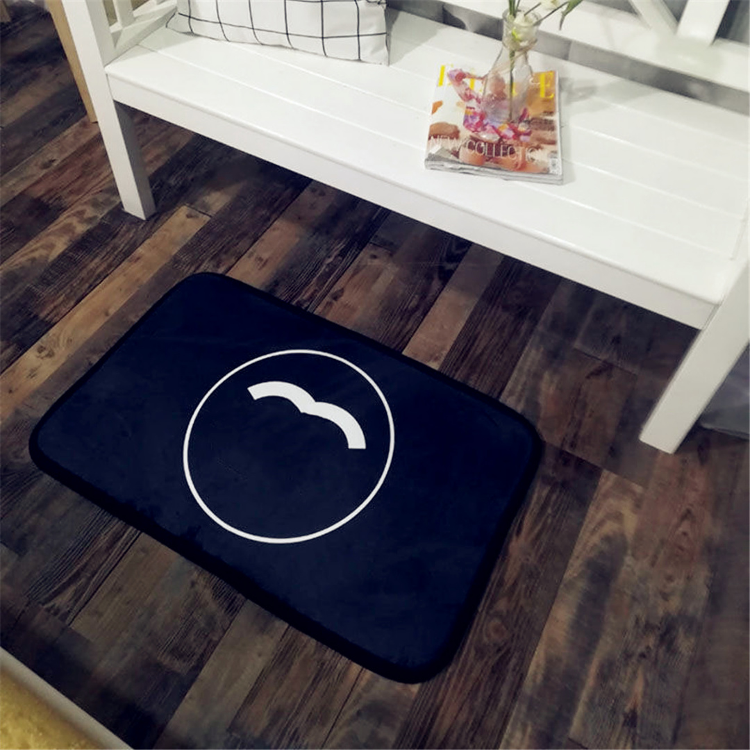

Carpets Non-Slip Laundry Room Floor Mats Entrance Doormat Self-Service Bath Mat Carpet Decor Balcony Rug, Style 1