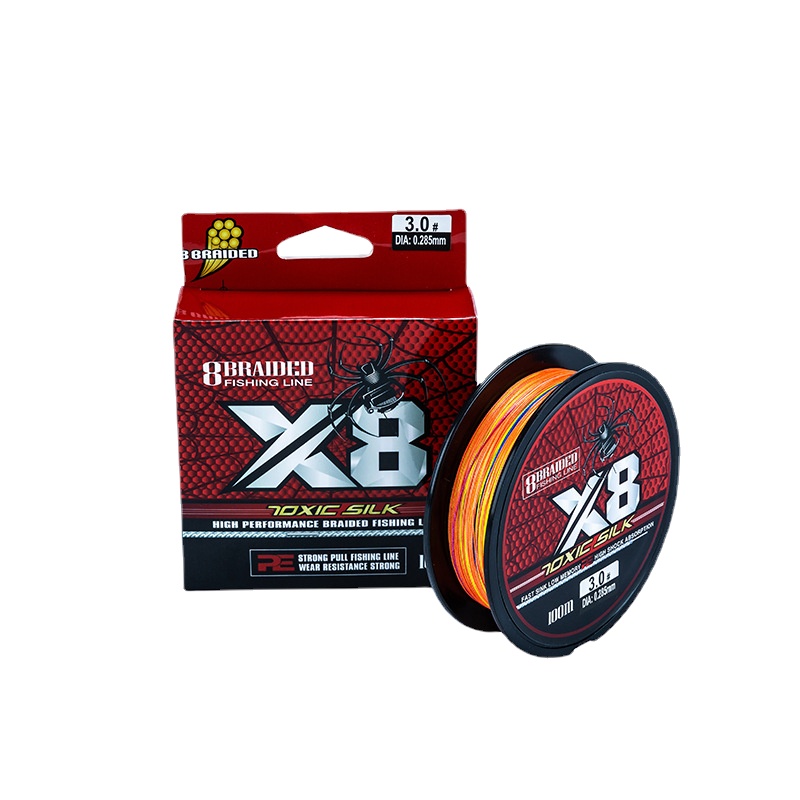 8 strands 100m pe braided fishing line 8100lb multifilament fishing line smooth carp fishing-image-742446539