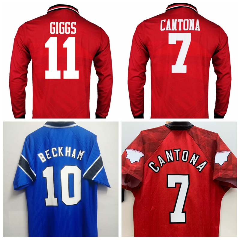 

Retro Manchester classic 1994 1995 1996 1997 1998 soccer jerseys CANTONA BECKHAM Keane Neville Giggs Scholes football shirt, 96/98 away
