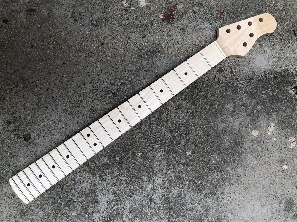 

New Electric Guitar neck 22frets Maple fingerboard Dot Inlay Matt DIY Part