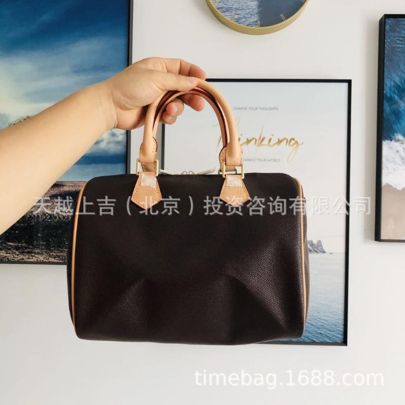 

Spring European And American Trend Fashion Boston Bag Female Simple Style Handbag Shoulder Diagonal Cross Body