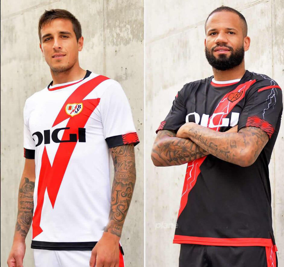 

21 22 Rayo Vallecano soccer jerseys home away Isi bebe Qasmi Alvaro Andrés Fran García santi Comesaña camisetas de fútbol football shirts 2021 2022 Men Kids 4th Uniforms, 21/ 22 home +patch