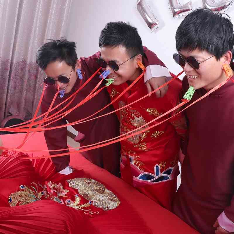

Trickery toys bridegroom brotherhood props clip music set wedding game