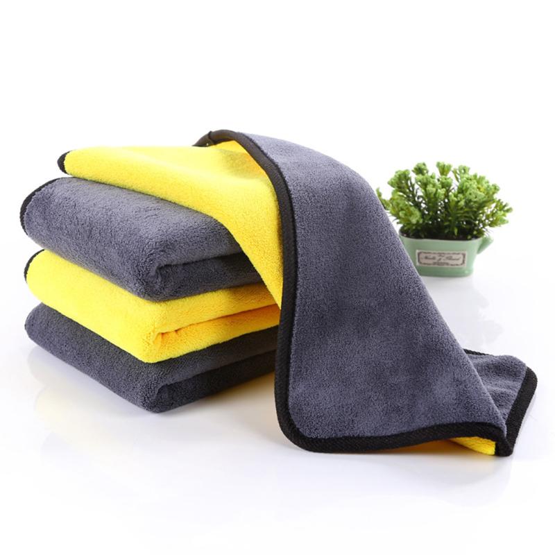

Towel Car Cleaning Towels Microfiber Fast-Drying Super Absorbent Wash Cloths Scratch Free Wholesale Drop