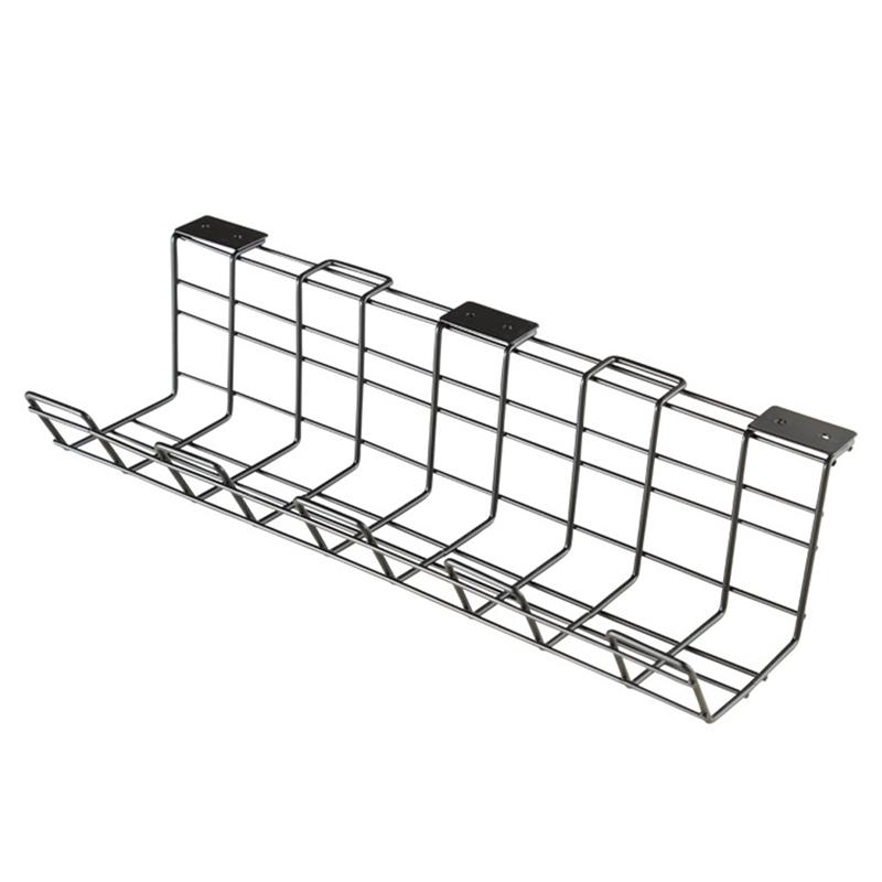 

1Pc Under Desk Cabe Management Rack Compact Cabe Organizer Storage Rack for Dormitory
