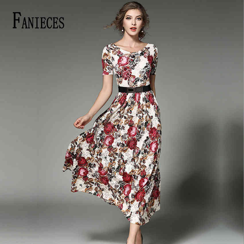 

Elegant Vestido Ankle-Length Dress Verano Summer O Neck Vntage Maxi Lace Sexy es Women Party Pus Size Long 210520, V25-8055-