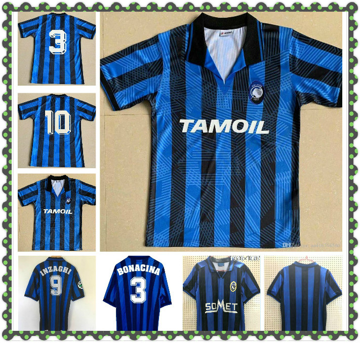 

Retro Atalanta 1996-97 Soccer Jerseys Inzaghi Lentini Classic Futbol Vintage Football Camiseta Shirt Kit Maillot Maglia, White