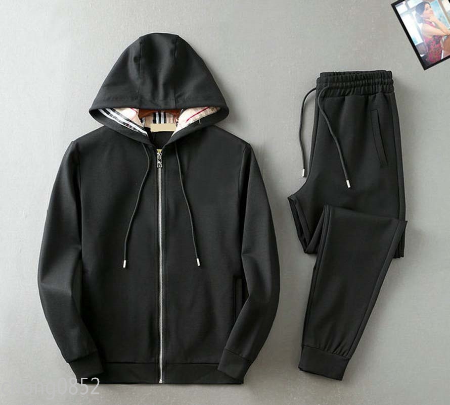 

coat Designer Tracksuit fashion mens clothing 2 piece set tech Fleece Hoodie +pants Sweatshirt basketball sportswear Running Suit S-3XL, Gray