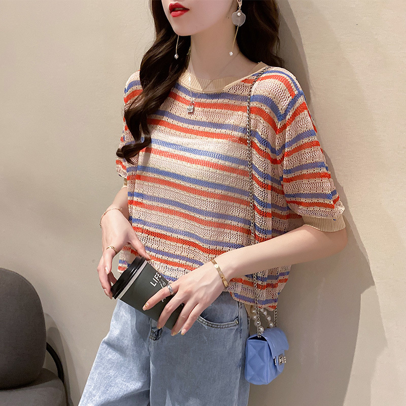 

2021 New Summer Elasticity Oversized T-shirt Clothes Tops Short Mouth Women Tube Top Knit Channel, White