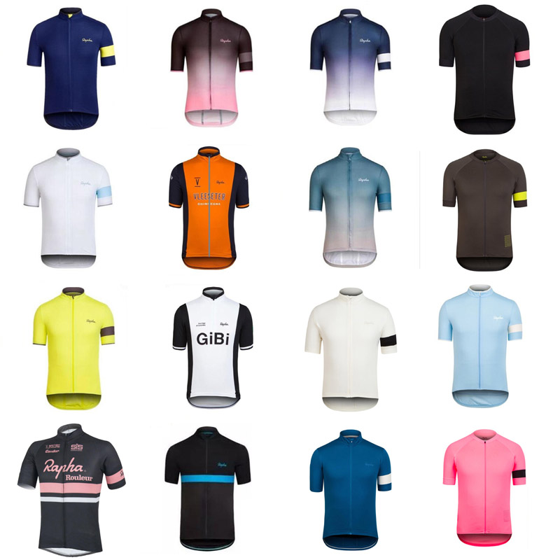 

RAPHA team Short Sleeves jersey (bib) pro Clothing Mountain Breathable Racing Sports Bicycle Maillot Soft Skin-friendly Outdoor summer 42129, Black