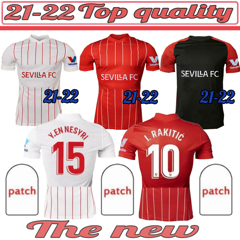 

Top thai2122 Sevilla EVER BANEGA Seville fc Soccer Jersey 21 22 Rakitic J.NAVAS NOLITO DE JONG football uniform Rodríguez men kids kit