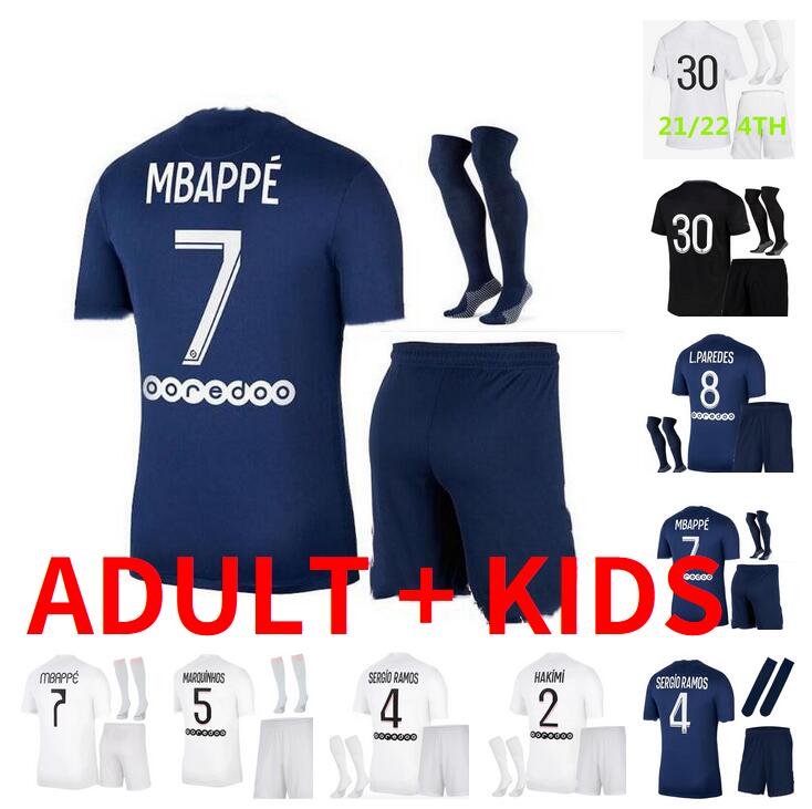

21 22 MBAPPE ICARDI GANA ICARDI Soccer Jerseys 2021 2022 DI MARIA VERRATTI SERGIO RAMOS Wijnaldum Home Away 3rd Football Shirt KIMPEMBE DRAXLER Uniforms
