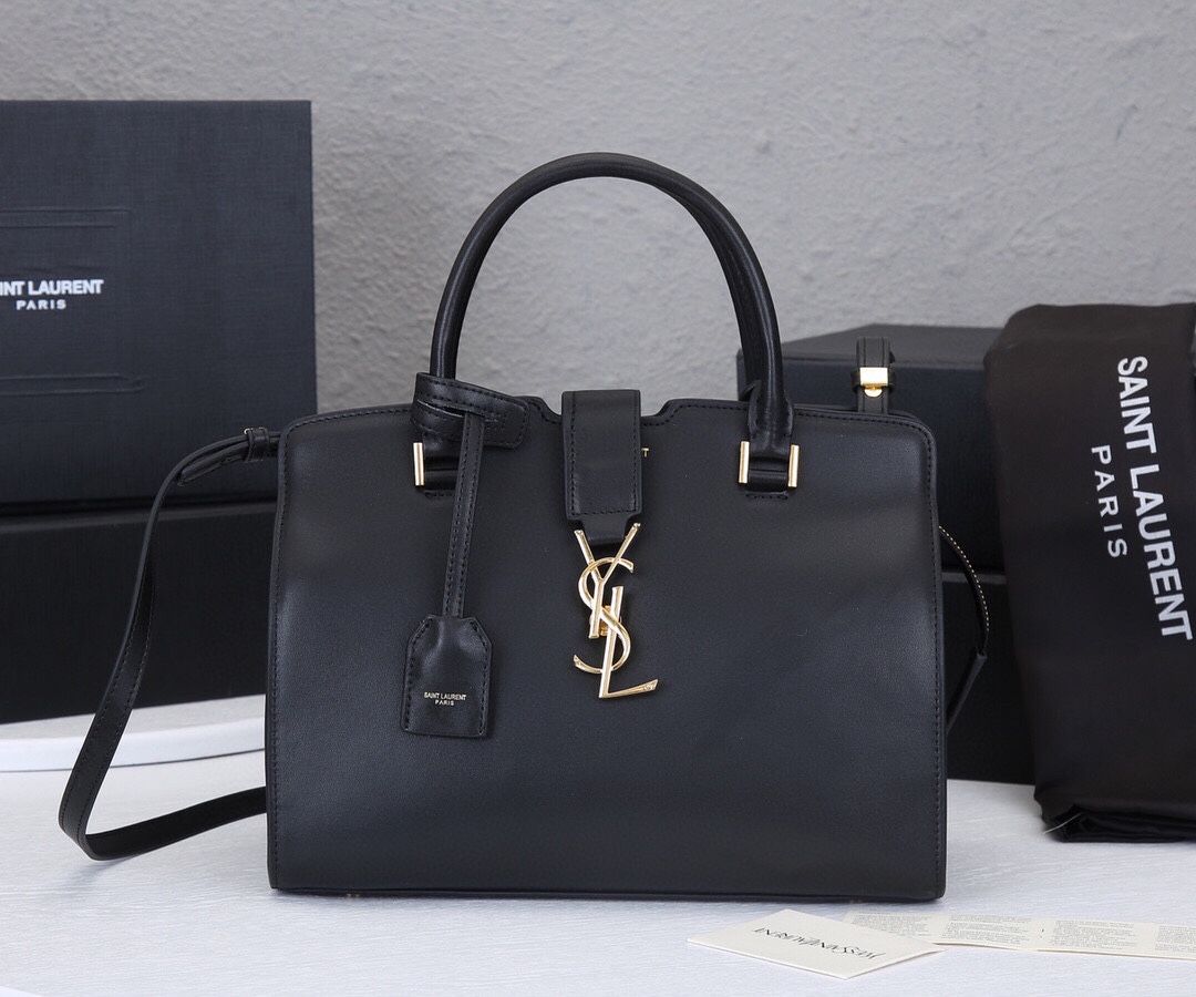 

SAINT LAURENT Luxury Designer top quality Shoulder Bag tote clutch Genuine Leather YSL fashion Women's men Crossbody Bags handbags Wall, Black and black logo