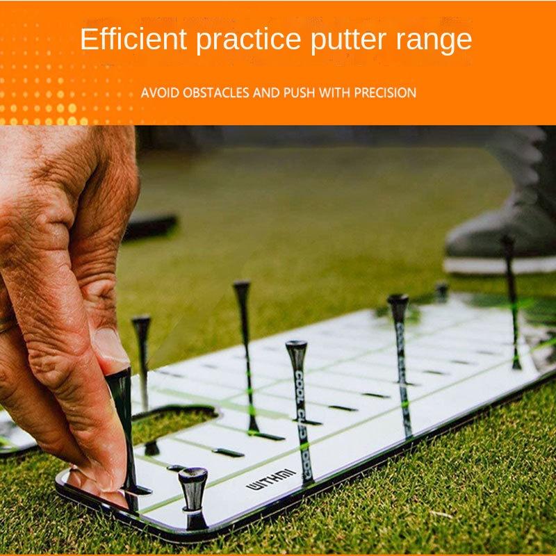 

Golf Training Aids Putting Mirror Swing Straight Practice Indoor Track Auxiliary Equipment Supplies Eye Line Accessories