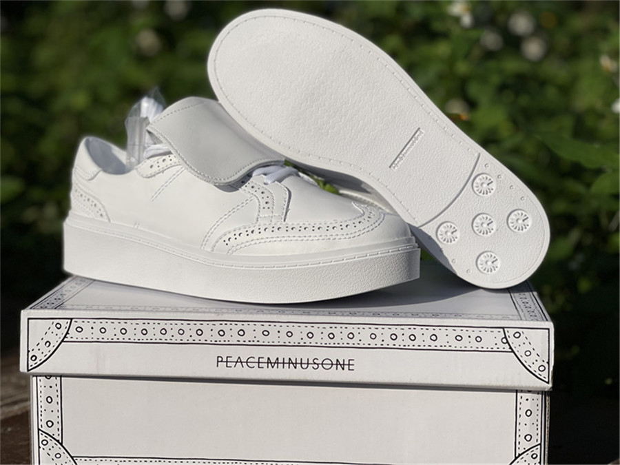 

Authentic Peaceminusone Kwondo 1 Triple White G-Drago Shoes Men Women Outdoor Sports Sneakers DH2482-100 With Original Box 36-47