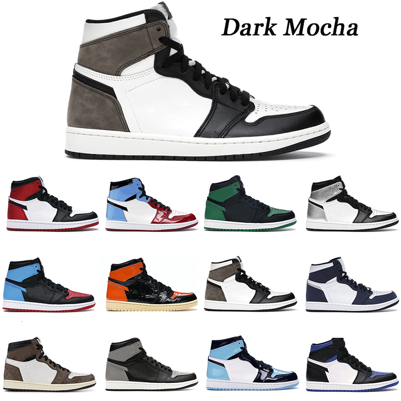 

Men Dark Mocha basketball shoe 1s 1 UNC women sneaker sports sneakers size 7-12