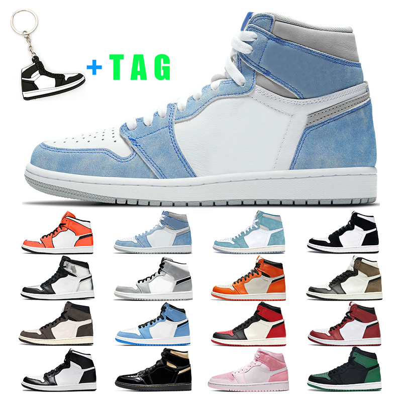 

2021 mens basketball shoes 1s jumpman 1 University Blue Hyper Royal Dark Mocha Turf Orange Smoke Grey women sport sneaker trainer fasion outdoor