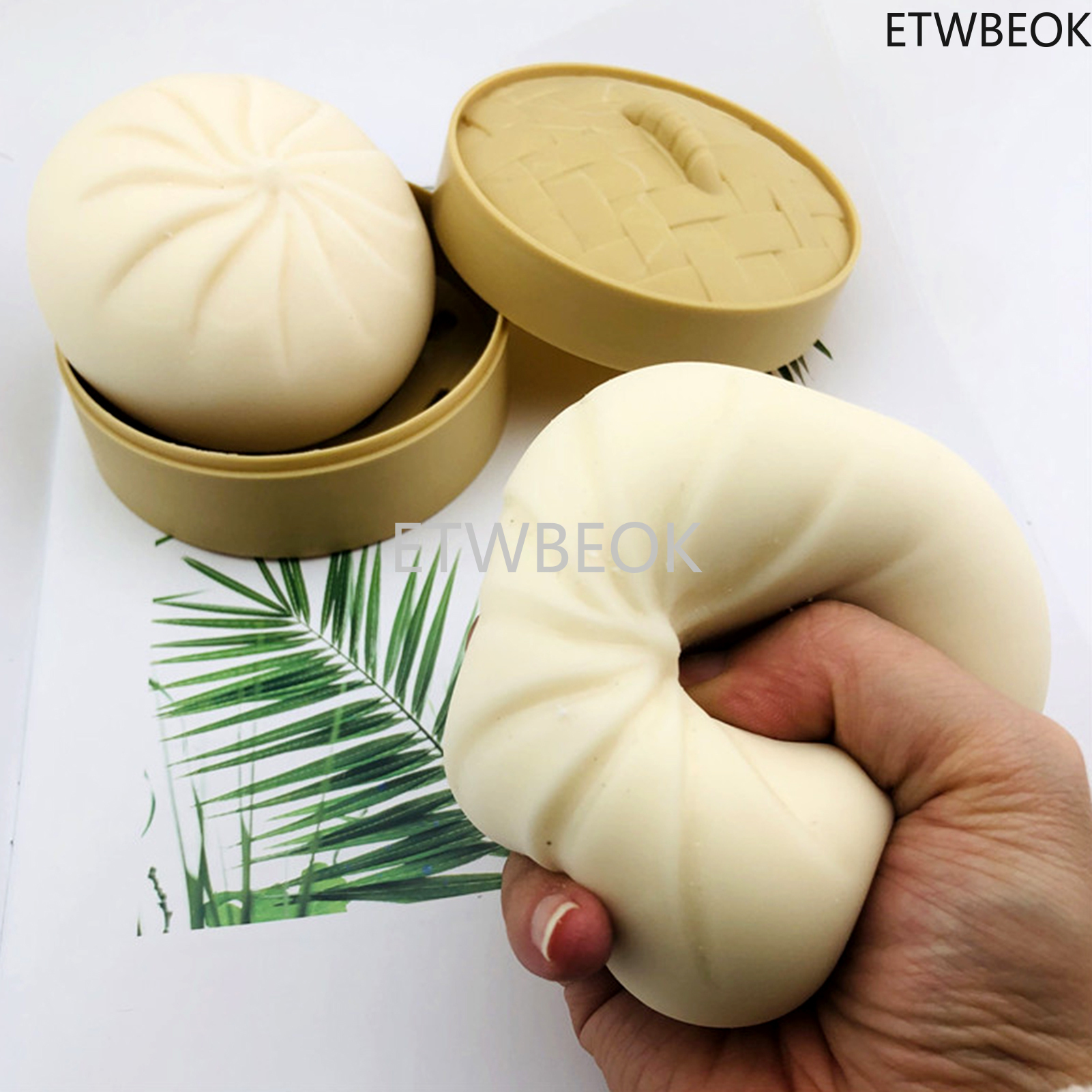 

Steamed Buns Rebound Pressure Stress Relief Decompression Toy Adult Child Funny Anti Stress Pop Fidget Stress Toys